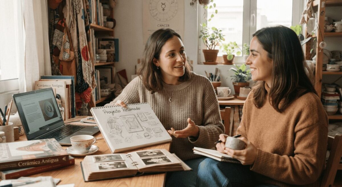 Mercurio aspectando a Venus y a Saturno